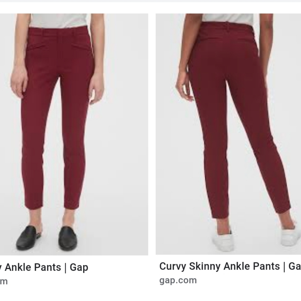 GAP signature skinny ankle trousers